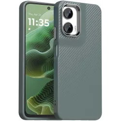 Phonesta IMD Carbon Fiber Back Cover Hülle für Motorola Moto G35 - Grau