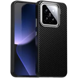 Phonesta IMD Carbon Fiber Back Cover Hülle für Xiaomi 15 - Schwarz