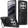 Phonesta IronLock Back Cover Hülle Ring und MagSafe für Xiaomi Redmi Note 14 Pro 4G/5G/14 Pro Plus / Xiaomi Poco X7 - Schwarz