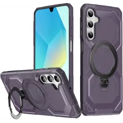 Phonesta IronLock Back Cover Hülle Ring und MagSafe für Samsung Galaxy A17/A16/A26 - Lila