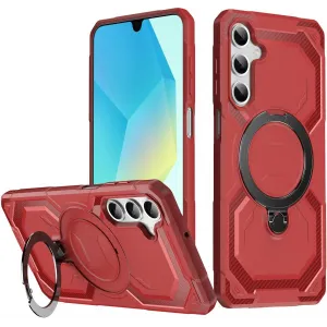 Phonesta IronLock Back Cover Hülle Ring und MagSafe für Samsung Galaxy A17/A16/A26 - Rot