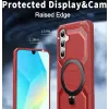 Phonesta IronLock Back Cover Hülle Ring und MagSafe für Samsung Galaxy A17/A16/A26 - Rot 4
