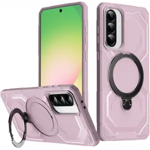 Phonesta IronLock Back Cover Hülle Ring und MagSafe für Samsung Galaxy A36/A56 - Rosa
