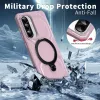 Phonesta IronLock Back Cover Hülle Ring und MagSafe für Samsung Galaxy A36/A56 - Rosa 3