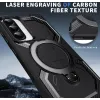Phonesta IronLock Back Cover Hülle Ring und MagSafe für Samsung Galaxy A36/A56 - Schwarz 5