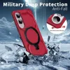 Phonesta IronLock Back Cover Hülle Ring und MagSafe für Samsung Galaxy S25 Edge - Rot 3