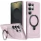 Phonesta IronLock Back Cover Hülle Ring und MagSafe für Samsung Galaxy S25 Ultra - Rosa