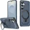 Phonesta IronLock Back Cover Hülle Ring und MagSafe für Samsung Galaxy S25/S24 - Blau