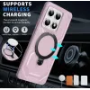 Phonesta IronLock Back Cover Hülle Ring und MagSafe für Xiaomi 14T - Rosa 2