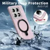 Phonesta IronLock Back Cover Hülle Ring und MagSafe für Xiaomi 14T Pro - Rosa 3