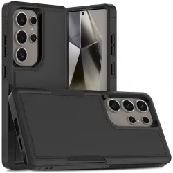 Phonesta ImpactShield Back Cover Hülle für Samsung Galaxy S25 Ultra - Schwarz