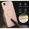 Phonesta Luxury Carbon Fiber Back Cover Hülle mit MagSafe für Apple iPhone 17e/16e - Rosa 8