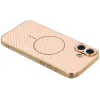 Phonesta Luxury Carbon Fiber Back Cover Hülle mit MagSafe für Apple iPhone 17 - Rosa 4
