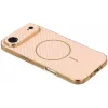Phonesta Luxury Carbon Fiber Back Cover Hülle mit MagSafe für Apple iPhone Air - Rosa 3