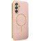 Phonesta Luxury Carbon Fiber Back Cover Hülle mit MagSafe für Samsung Galaxy A17/A26 - Rosa