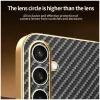 Phonesta Luxury Carbon Fiber Back Cover Hülle mit MagSafe für Samsung Galaxy S25 FE - Schwarz 7
