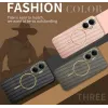 Phonesta Luxury Carbon Fiber Back Cover Hülle mit MagSafe für Xiaomi Poco F7 - Braun 4
