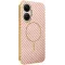 Phonesta Luxury Carbon Fiber Back Cover Hülle mit MagSafe für Xiaomi Poco F7 - Rosa