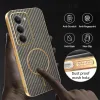Phonesta Luxury Carbon Fiber Back Cover Hülle mit MagSafe für Xiaomi Redmi 15 - Braun 6