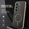 Phonesta Luxury Carbon Fiber Back Cover Hülle mit MagSafe für Xiaomi Redmi 15 - Schwarz 2