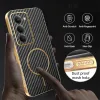 Phonesta Luxury Carbon Fiber Back Cover Hülle mit MagSafe für Xiaomi Redmi 15 - Schwarz 6
