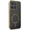 Phonesta Luxury Carbon Fiber Back Cover Hülle mit MagSafe für Motorola Moto G56 - Schwarz