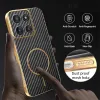 Phonesta Luxury Carbon Fiber Back Cover Hülle mit MagSafe für Motorola Moto G56 - Schwarz 7