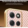 Phonesta Luxury Carbon Fiber Back Cover Hülle mit MagSafe für Motorola Moto G86 - Rosa 4