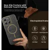 Phonesta Luxury Carbon Fiber Back Cover Hülle mit MagSafe für Motorola Moto G86 - Schwarz 2