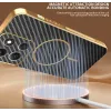Phonesta Luxury Carbon Fiber Back Cover Hülle mit MagSafe für Motorola Moto G86 - Schwarz 5