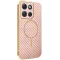 Phonesta Luxury Carbon Fiber Back Cover Hülle mit MagSafe für Motorola Moto G86 Power - Rosa