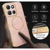 Phonesta Luxury Carbon Fiber Back Cover Hülle mit MagSafe für Motorola Moto G86 Power - Rosa 6