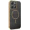 Phonesta Luxury Carbon Fiber Back Cover Hülle mit MagSafe für Motorola Moto G86 Power - Schwarz
