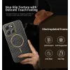 Phonesta Luxury Carbon Fiber Back Cover Hülle mit MagSafe für Motorola Moto G86 Power - Schwarz 2
