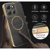 Phonesta Luxury Carbon Fiber Back Cover Hülle mit MagSafe für Motorola Moto G86 Power - Schwarz 6