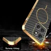 Phonesta Luxury Carbon Fiber Back Cover Hülle mit MagSafe für Motorola Moto G86 Power - Schwarz 7