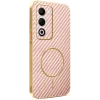 Phonesta Luxury Carbon Fiber Back Cover Hülle mit MagSafe für Oppo A5/A5m - Rosa
