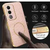 Phonesta Luxury Carbon Fiber Back Cover Hülle mit MagSafe für Oppo A5/A5m - Rosa 7
