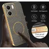 Phonesta Luxury Carbon Fiber Back Cover Hülle mit MagSafe für Oppo A5x - Braun 6