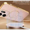 Phonesta Luxury Carbon Fiber Back Cover Hülle mit MagSafe für Oppo Reno14 - Rosa 5
