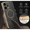Phonesta Luxury Carbon Fiber Back Cover Hülle mit MagSafe für Oppo Reno14 - Schwarz 6