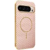 Phonesta Luxury Carbon Fiber Back Cover Hülle mit MagSafe für Google Pixel 10 Pro XL - Rosa 0