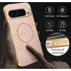 Phonesta Luxury Carbon Fiber Back Cover Hülle mit MagSafe für Google Pixel 10 Pro XL - Rosa 7
