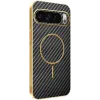 Phonesta Luxury Carbon Fiber Back Cover Hülle mit MagSafe für Google Pixel 10 Pro XL - Schwarz 0