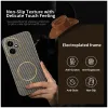 Phonesta Luxury Carbon Fiber Back Cover Hülle mit MagSafe für HONOR 400 - Braun 2