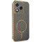 Phonesta Luxury Carbon Fiber Back Cover Hülle mit MagSafe für HONOR 400 Lite - Braun