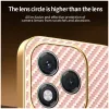 Phonesta Luxury Carbon Fiber Back Cover Hülle mit MagSafe für HONOR 400 Lite - Rosa 7