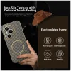 Phonesta Luxury Carbon Fiber Back Cover Hülle mit MagSafe für HONOR 400 Pro - Braun 2