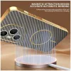 Phonesta Luxury Carbon Fiber Back Cover Hülle mit MagSafe für HONOR 400 Pro - Braun 4