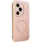 Phonesta Luxury Carbon Fiber Back Cover Hülle mit MagSafe für HONOR 400 Pro - Rosa